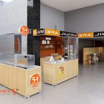 Thiết kế tiệm ăn nhanh tại Mễ Trì Thượng, Hà Nội